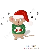 souris noel